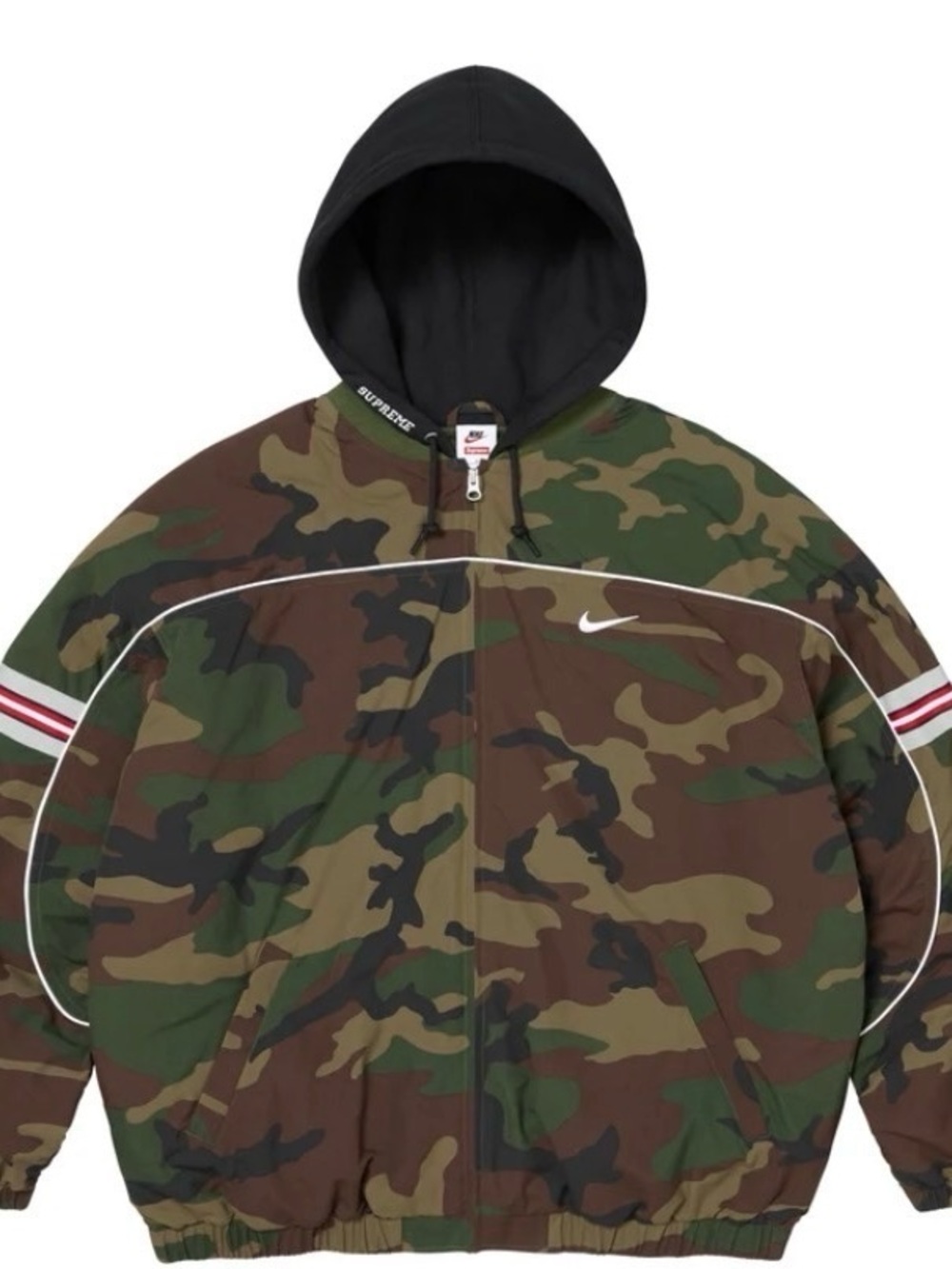 Supreme®/Nike® Nylon Hooded Jacket
